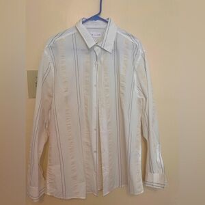 A brand new :Zara White Dress Shirt Classic Formal